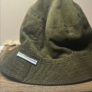 Mary-Kate and Ashley Kids Olive Corduroy Hat